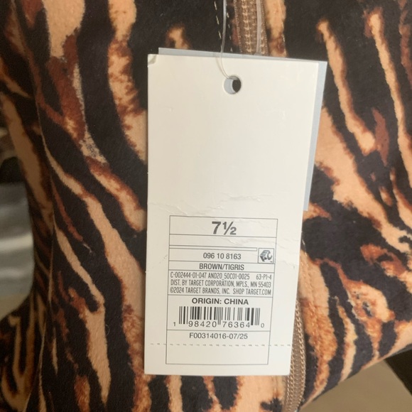 NWT Leopard Print Ankle Boots memory foam - Picture 4 of 7